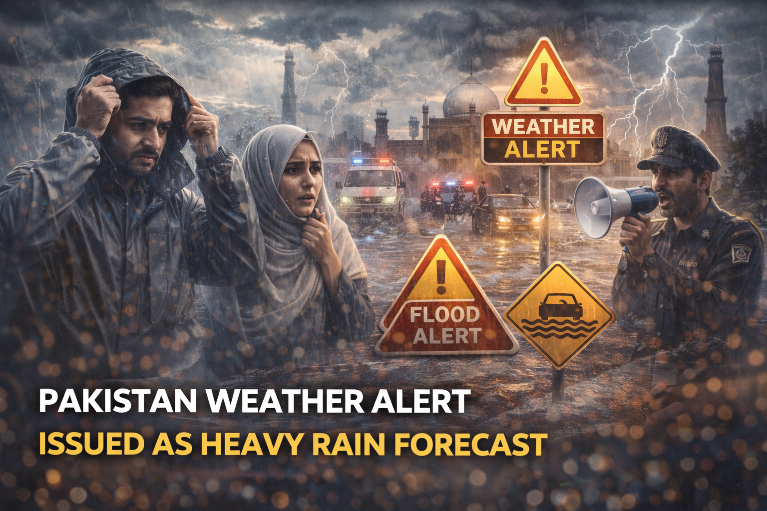 Pakistan weather alert for heavy rainfall