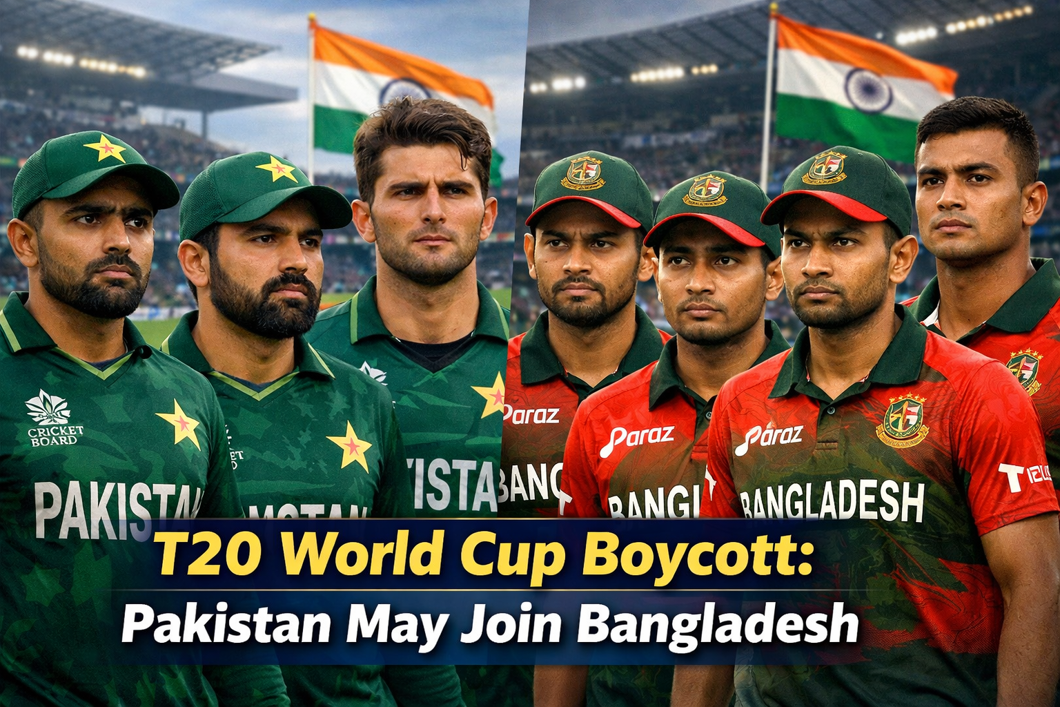 T20 World Cup boycott by Pakistan and Bangladesh players