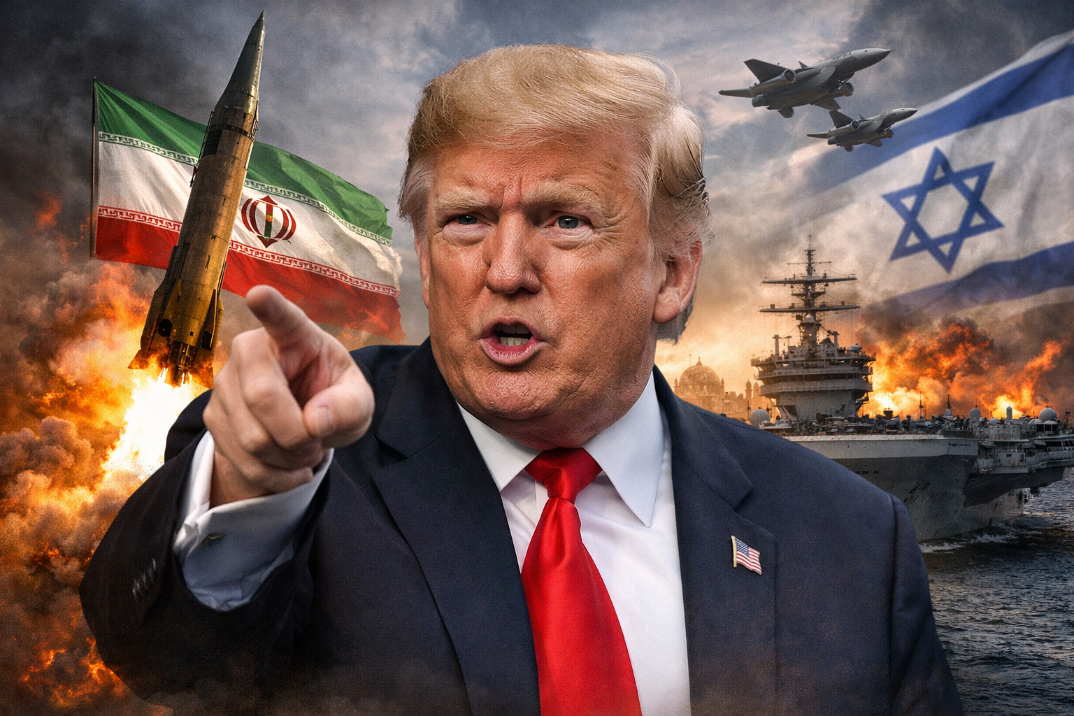 Donald Trump warns Iran of stronger military action amid rising Middle East tensions and stalled nuclear talks.