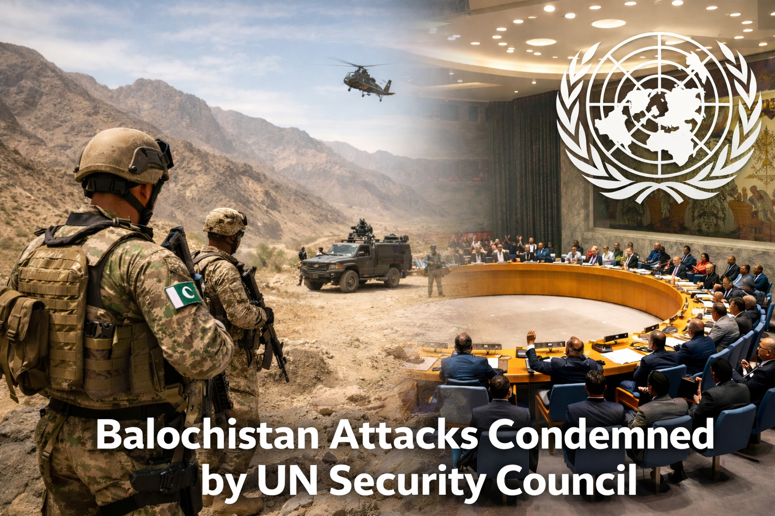 Balochistan attacks condemned by UN Security Council after coordinated incidents