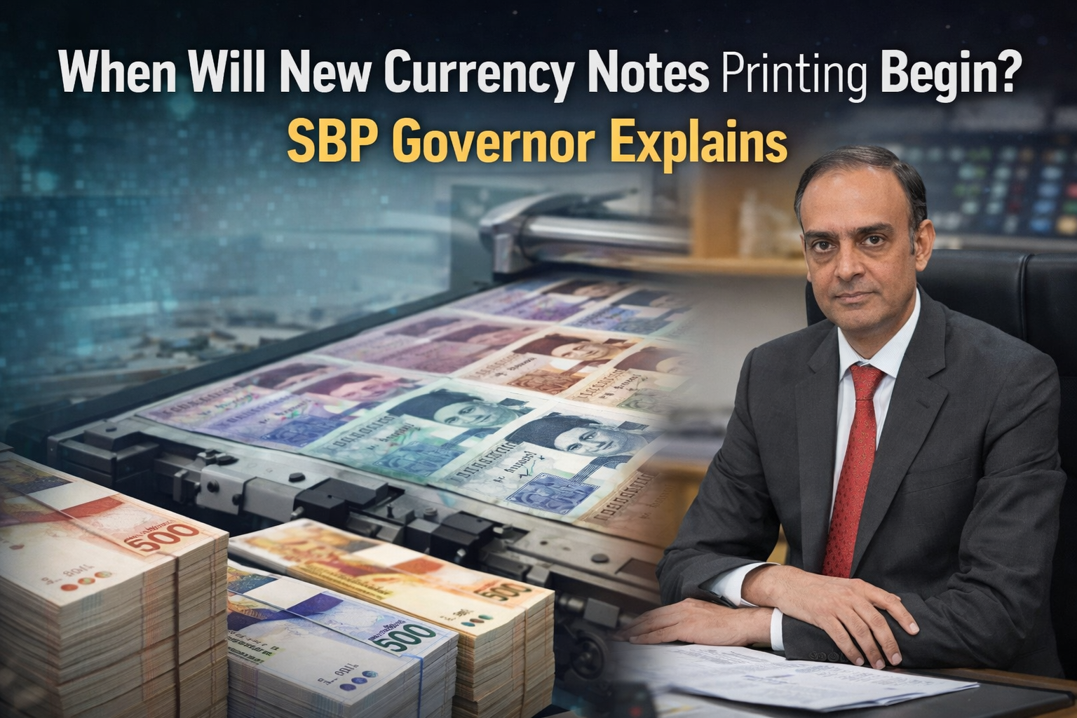 SBP Governor Jameel Ahmad discusses timeline for printing new currency notes in Pakistan