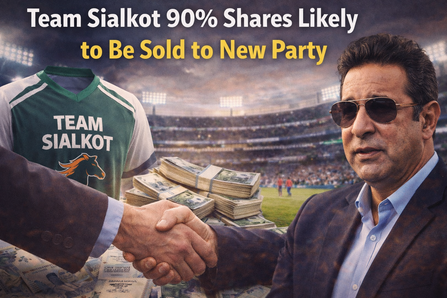 Team Sialkot shares sale news as new investors prepare to acquire 90 percent ownership stake