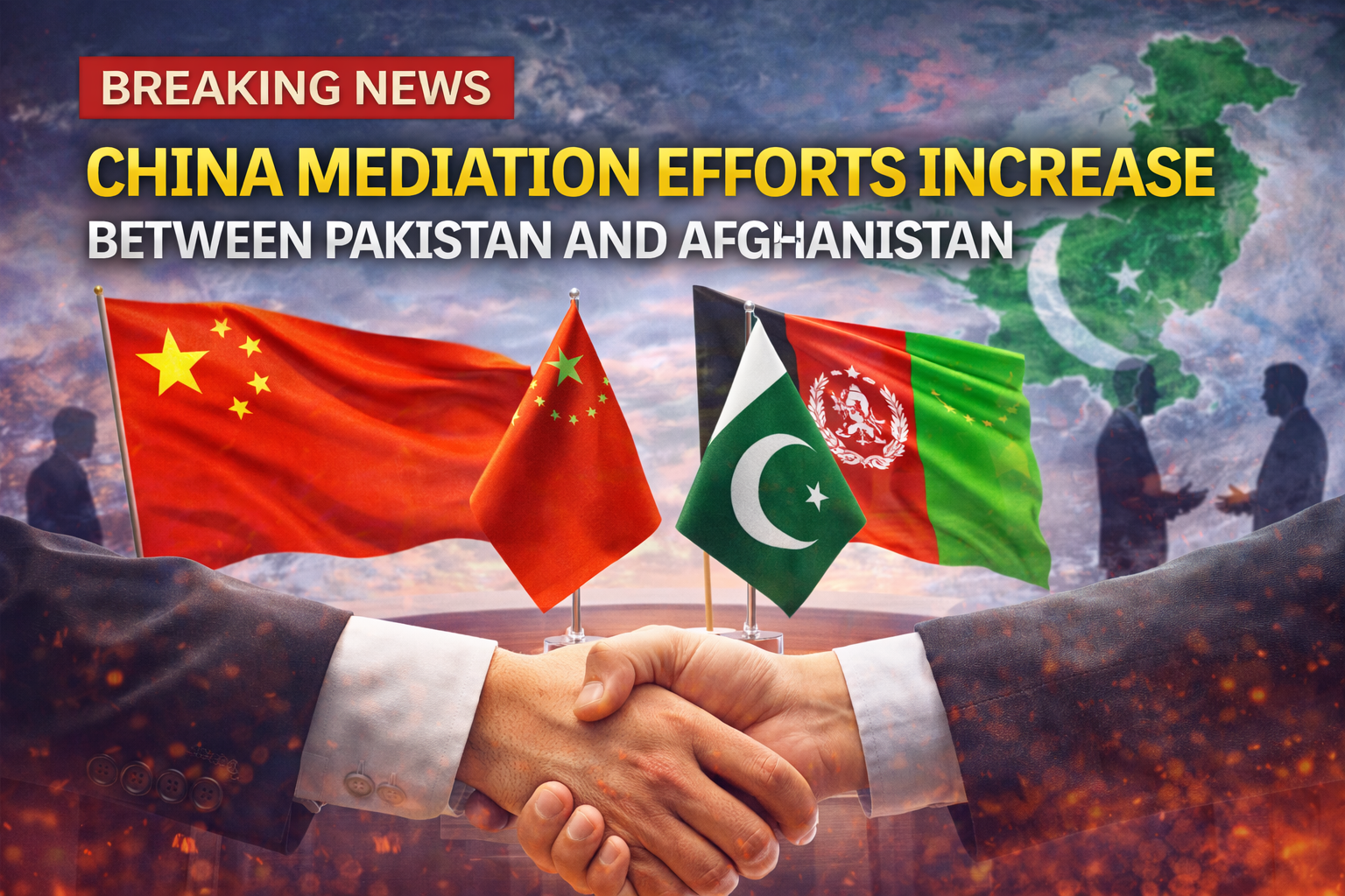 China mediation efforts between Pakistan and Afghanistan to reduce tensions