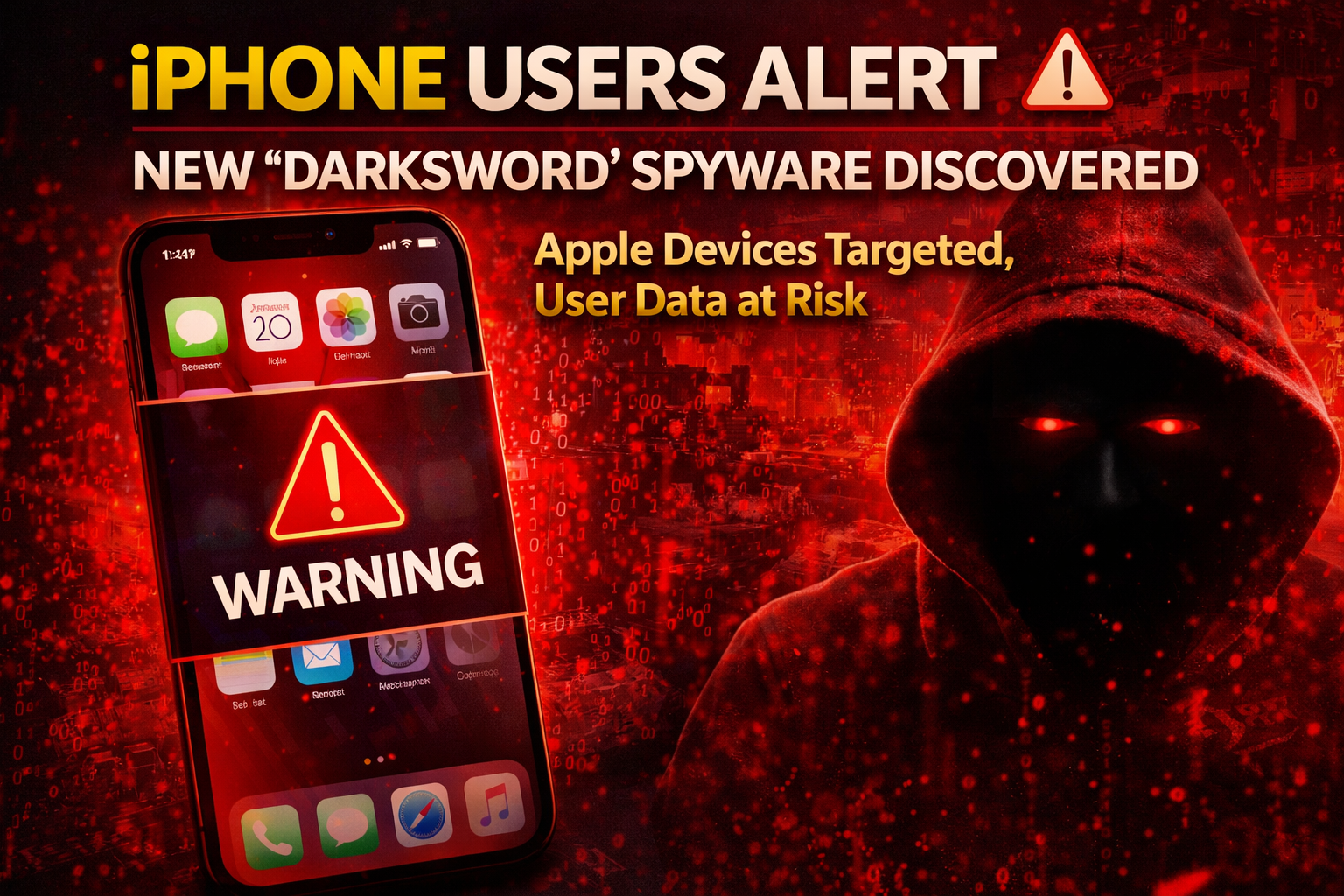 iPhone spyware DarkSword threat targeting Apple devices and user data security