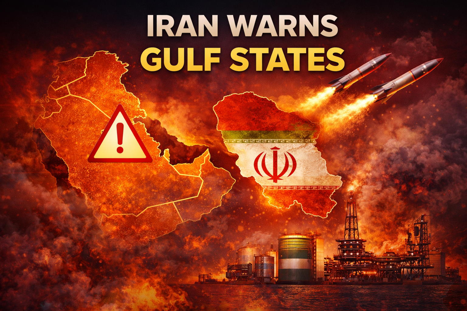 Iran warns Gulf nations conflict escalation warning