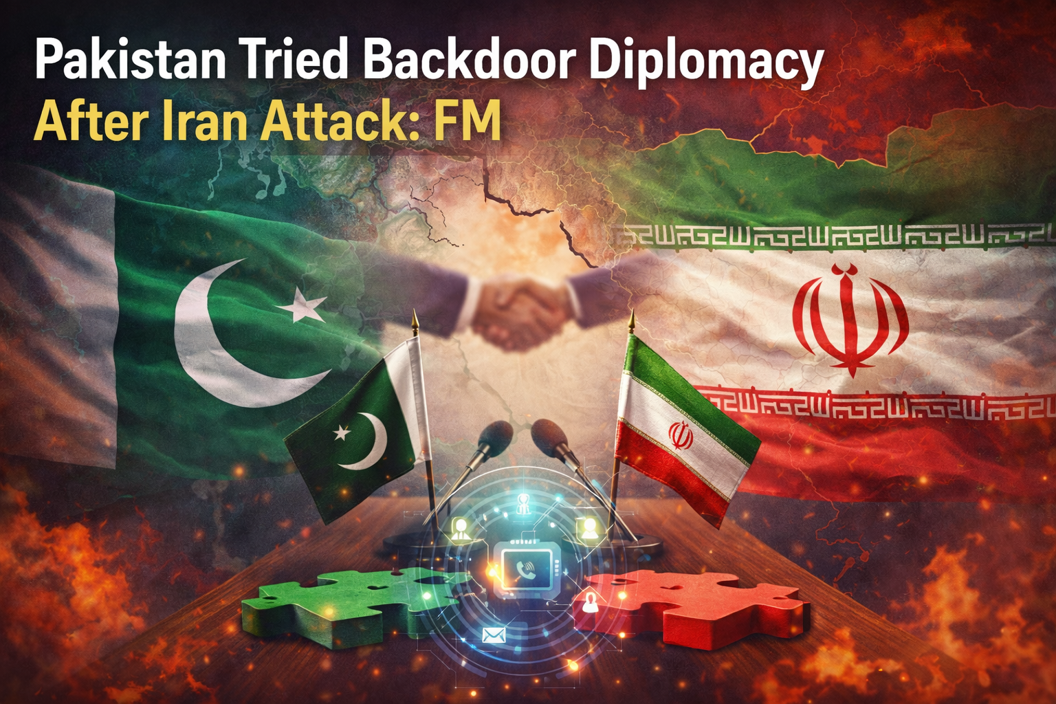 Pakistan diplomatic efforts following Iran attack amid Middle East tensions
