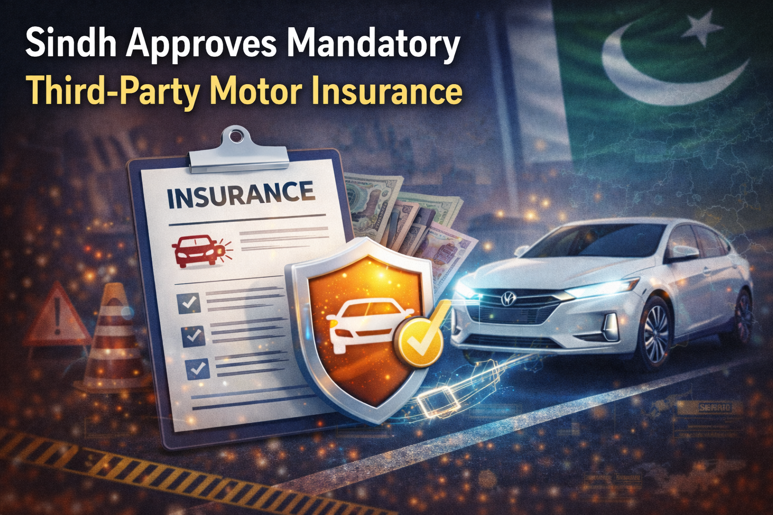 Mandatory third-party motor insurance approved for vehicles in Sindh