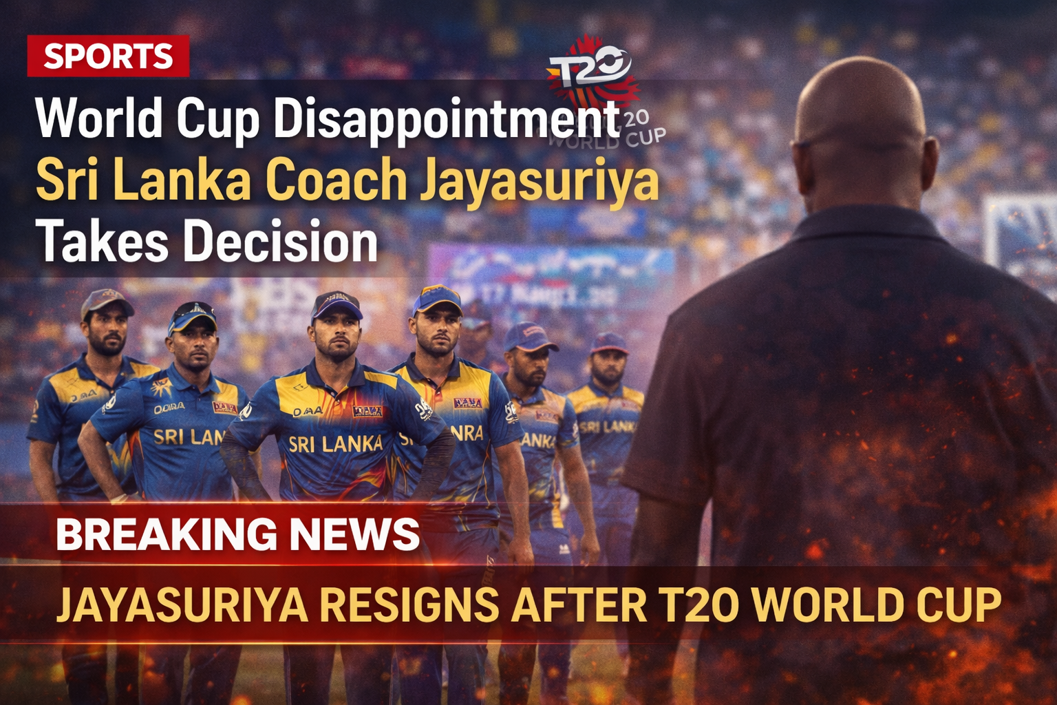 Sri Lanka head coach Sanath Jayasuriya resigns after T20 World Cup campaign