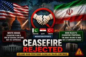 US Iran Ceasefire Proposal Rejected as Talks Continue