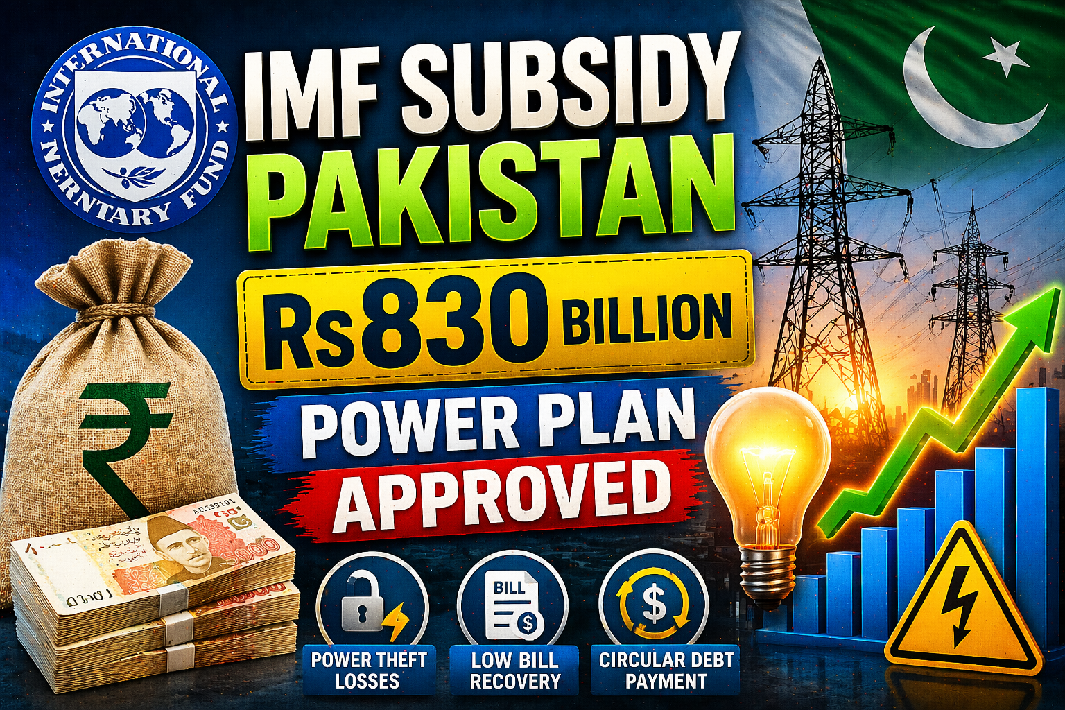 IMF subsidy Pakistan Rs830 billion power plan approved