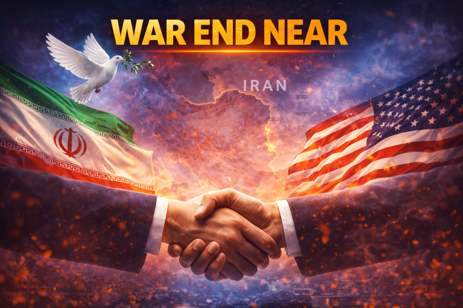Iran war end claim signals possible deal