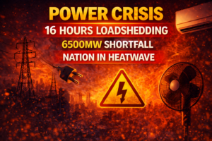 Load shedding Pakistan reaches 16 hours amid power shortfall
