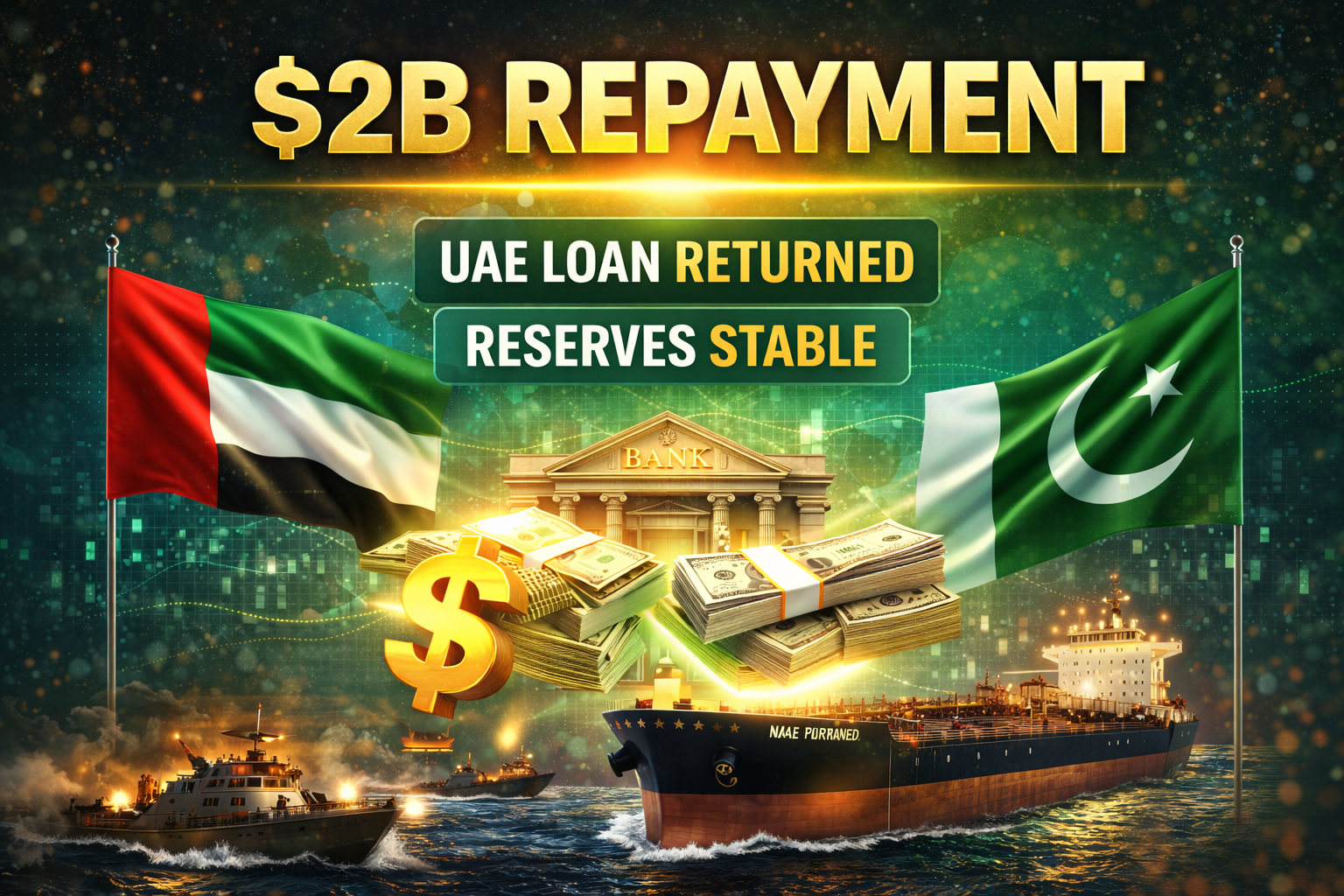 UAE loan repayment Pakistan $2 billion returned