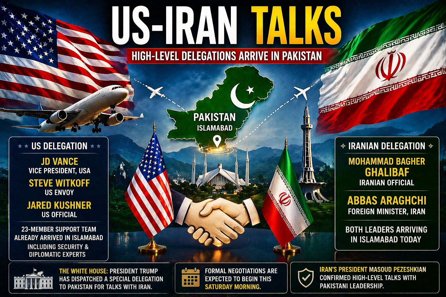 US Iran talks Pakistan Islamabad diplomatic meeting