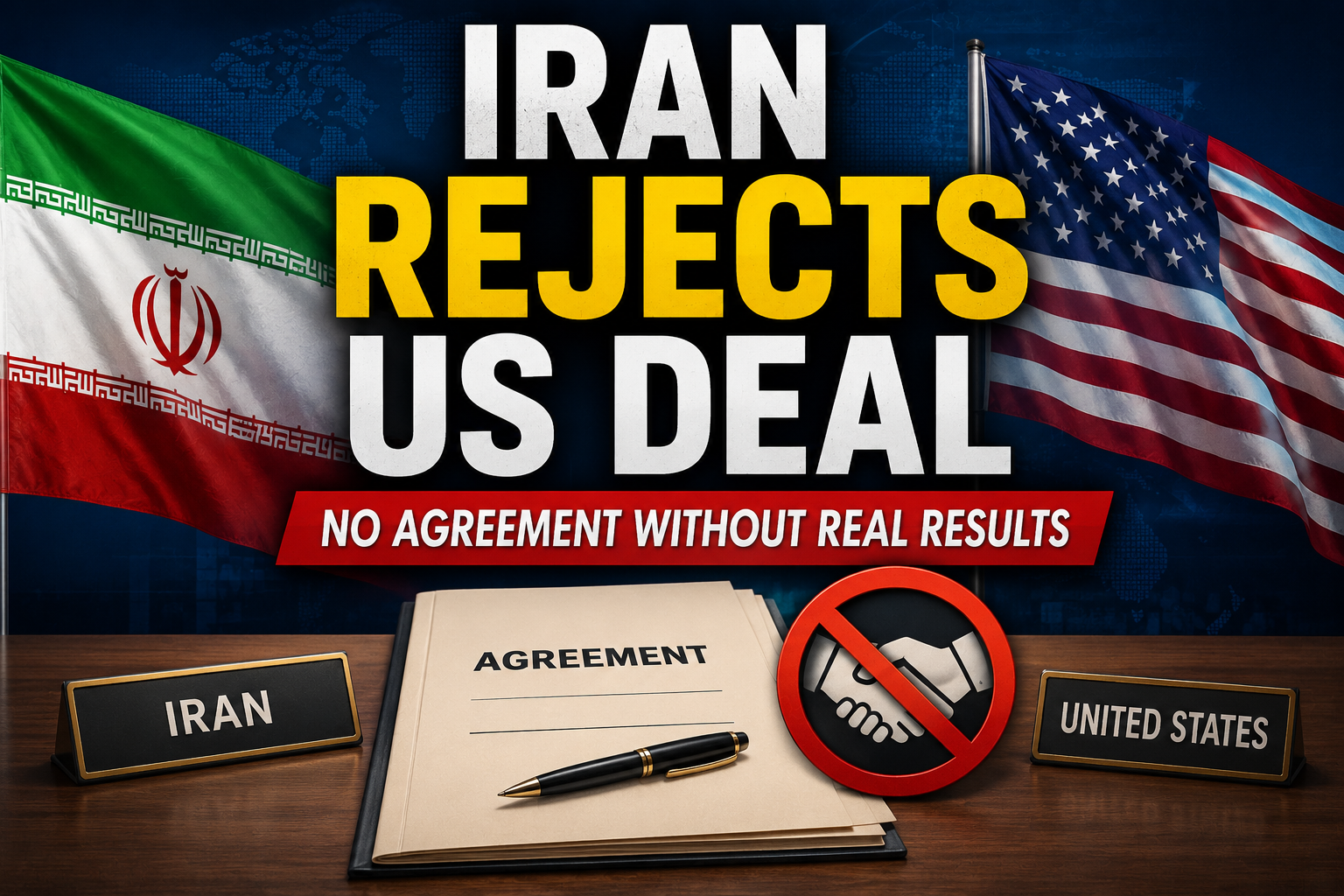 Iran rejects US deal unless concrete and verifiable results are achieved