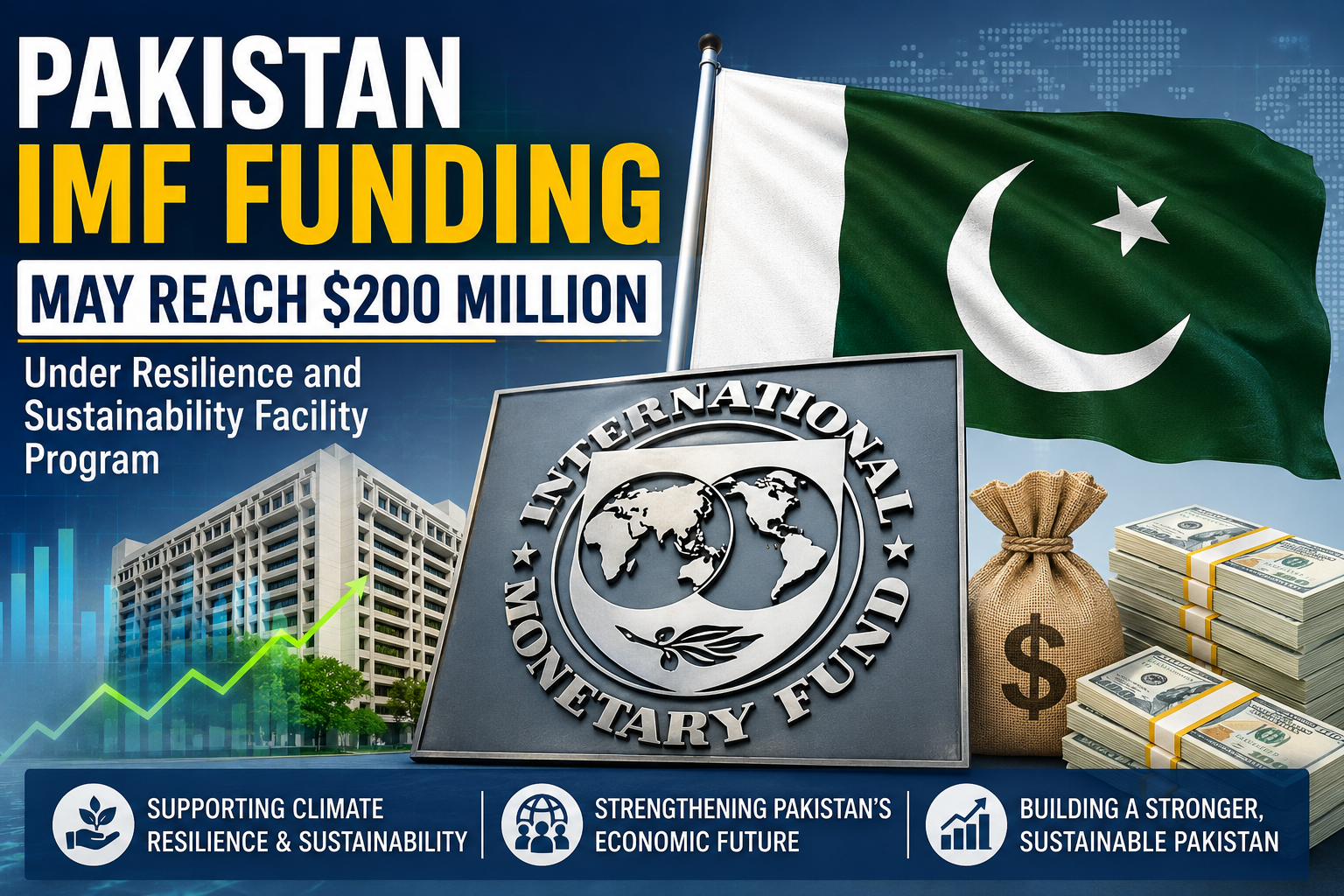 Pakistan IMF funding discussion under climate financing program