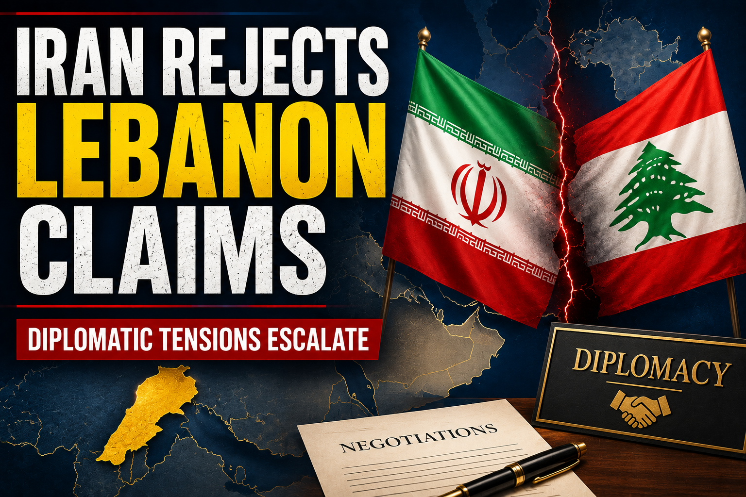 Iran rejects claims of using Lebanon as leverage in negotiations with the United States