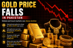 Gold Price Falls in Pakistan After Global Decline