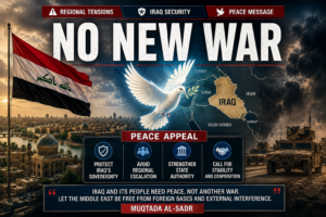 Muqtada al-Sadr Warns Against New War in Iraq