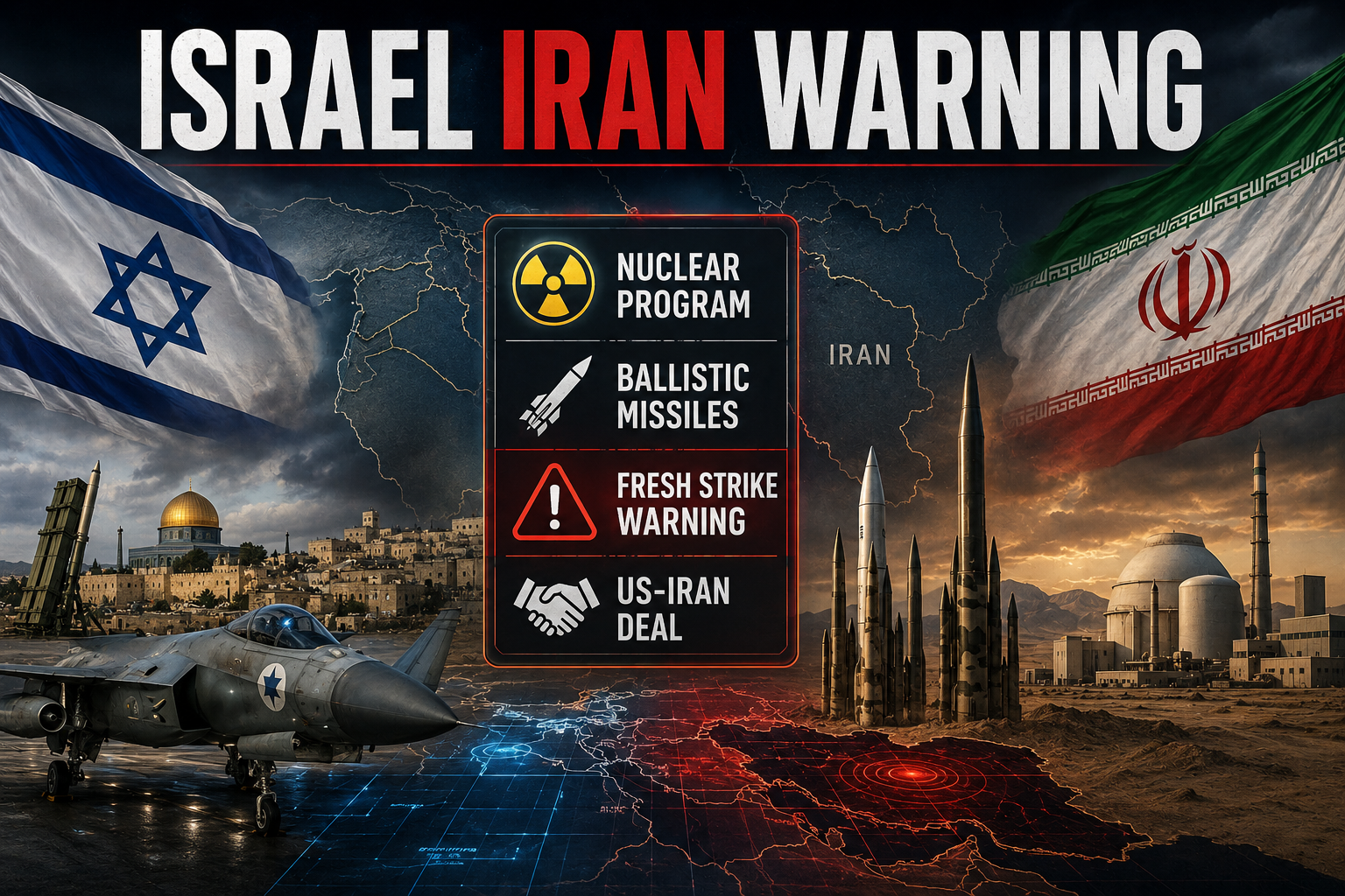 Israel Iran Warning over nuclear and ballistic missile programs